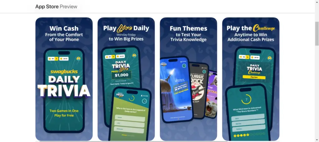 Swagbucks LIVE Daily Trivia - Games That Pay Real Money On iPhone