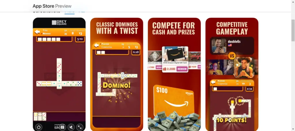 Dominoes Gold - Games That Pay Real Money On iPhone