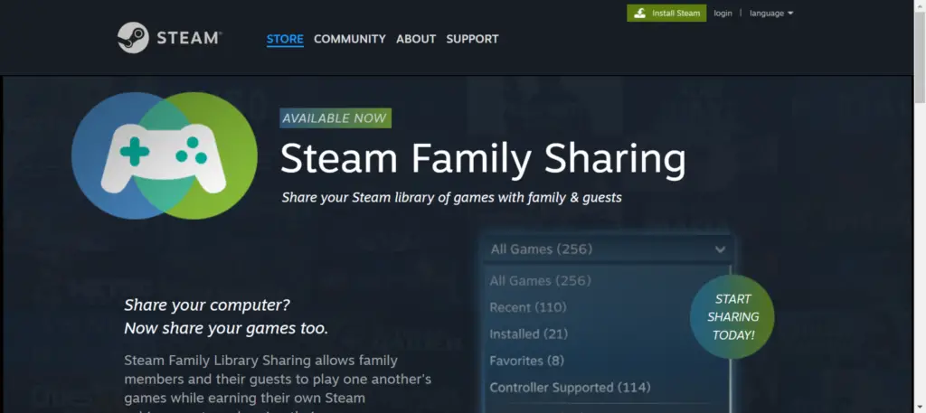 Solution 2 of How to Fix Error Code 2 Steam: Deactivating Steam Family Sharing