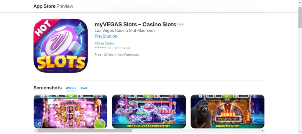 myVEGAS Slots - Games That Pay Real Money On iPhone