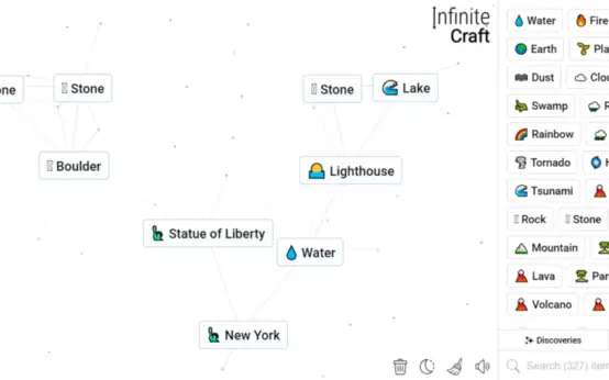 Final Word on How To Make New York in Infinity Craft