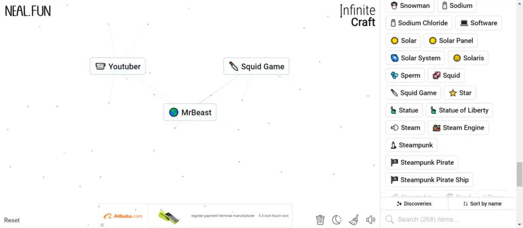 Quick Guide of How to make Mr Beast in Infinity Craft