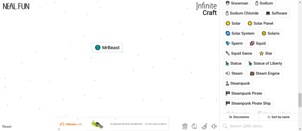 Discover how to make Mr Beast in Infinity Craft with this simple step-by-step guide.