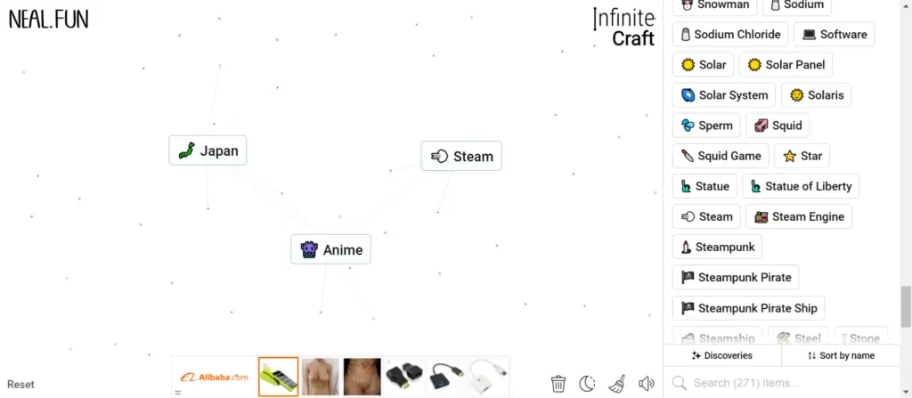 Quik Guide of How to get Anime in Infinite Craft