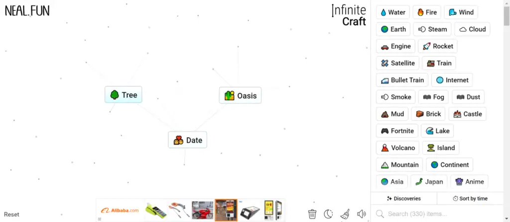 Step 3 for How to Get Date in Infinite Craft: Crafting Date